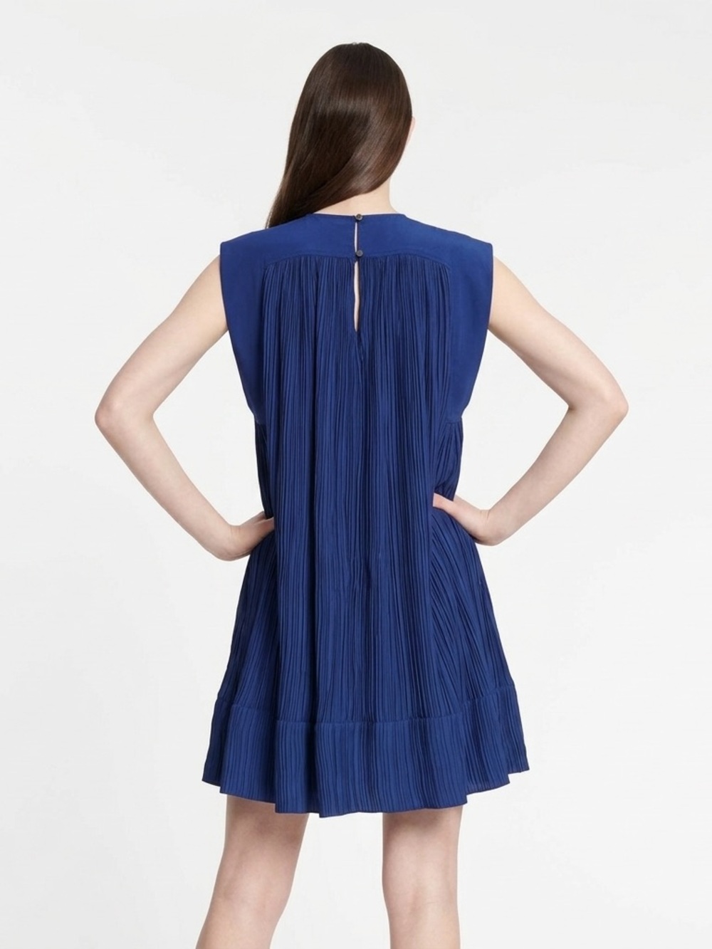NWOT Anthropologie Pleated Plissé Mini Dress - Picture 2 of 15